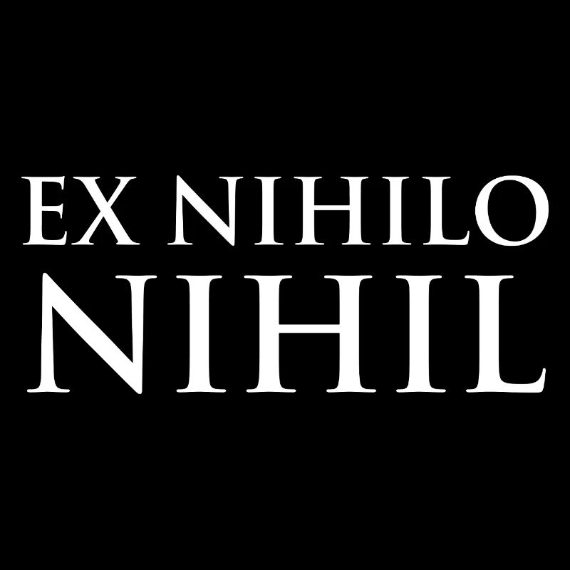 Ex nihilo nihil