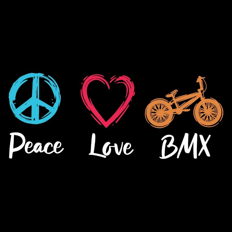 Frieden Liebe BMX