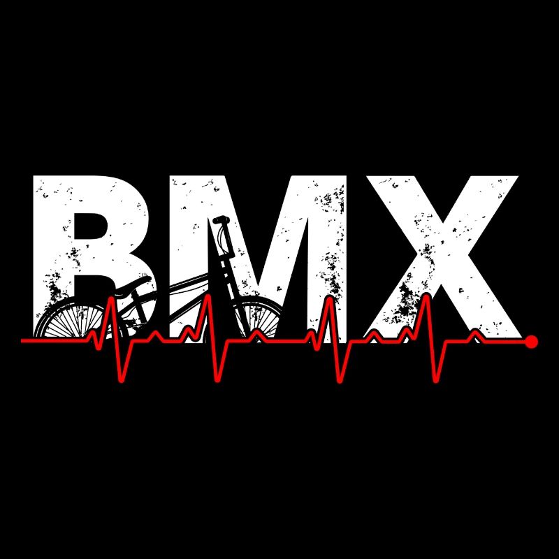 BMX Pulse Grafik T-Shirt