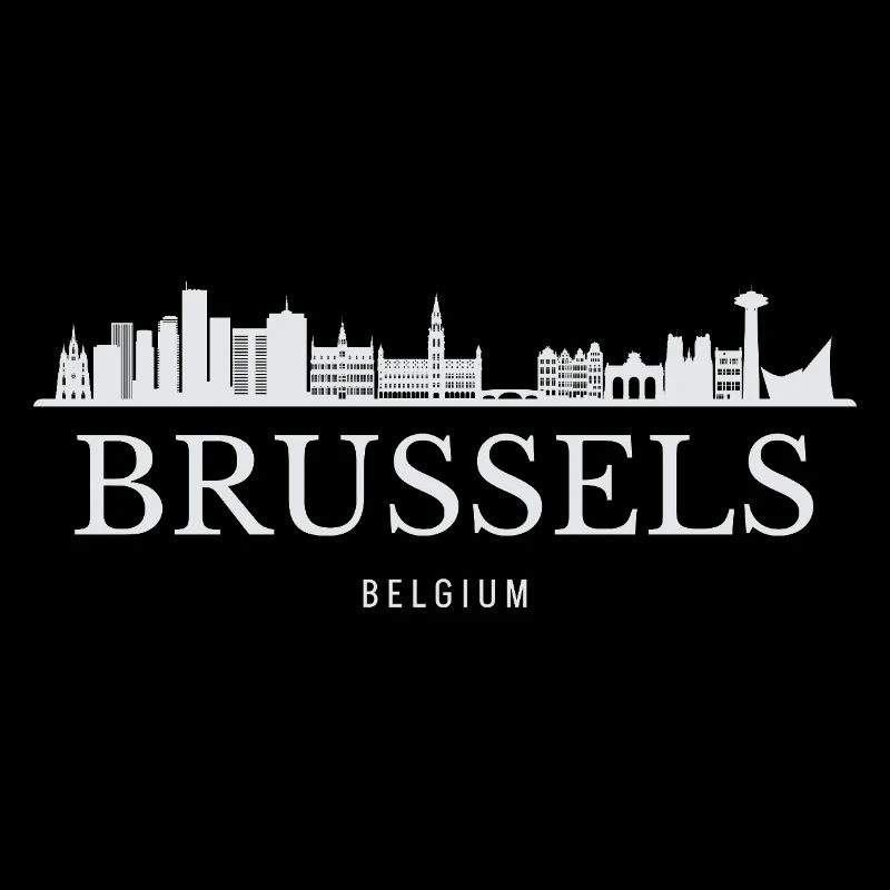 Brüsseler Skyline, Brüssel, Belgien