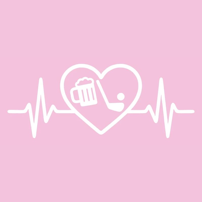 Heart Golf Beer
