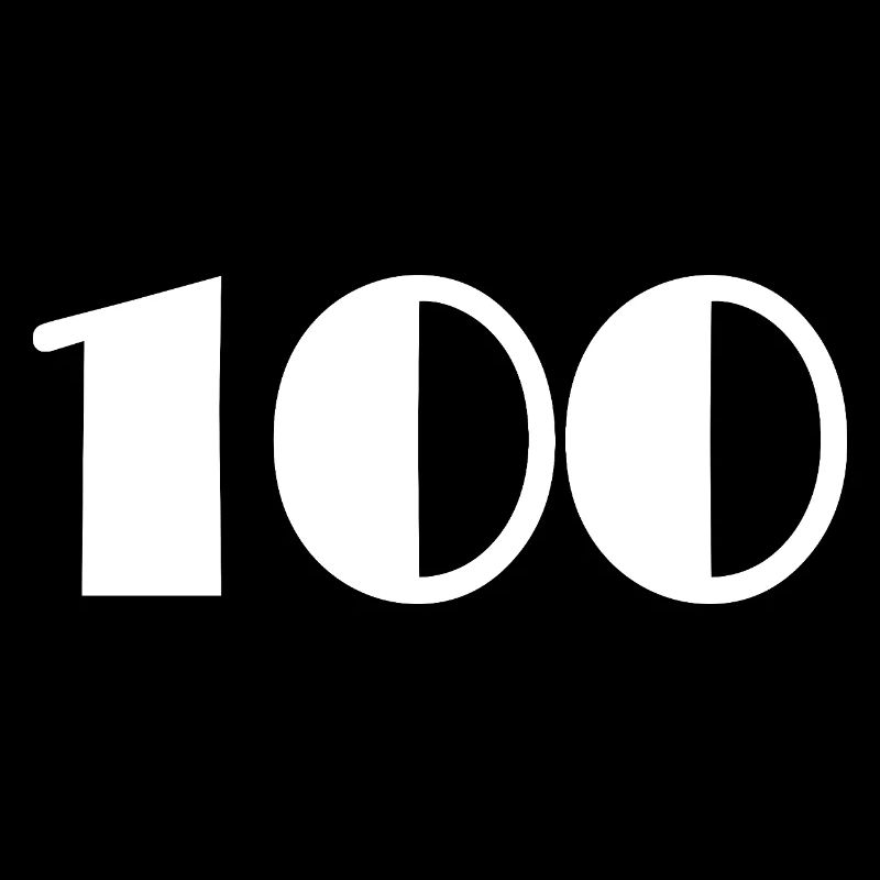 100. 100 JAHRE. 100-JÄHRIGES JUBILÄUM. GEBURTSTAG 100