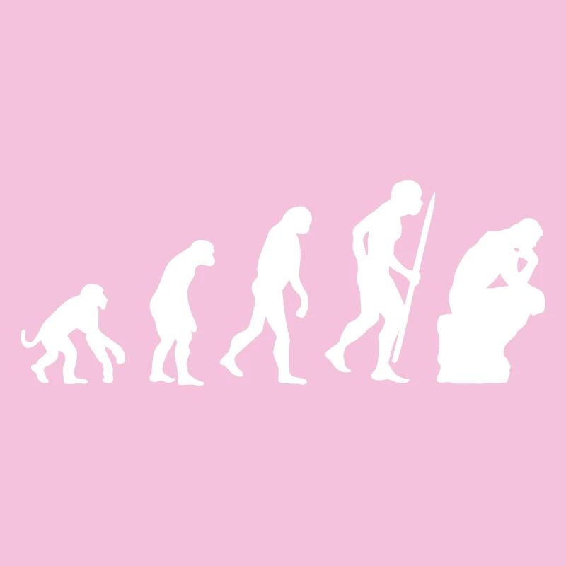 Évolution du penseur philosophie philosophe drôle