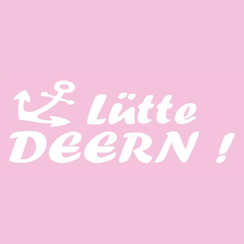 Lütte Deern - plattdeutsch norddeutsch Anker
