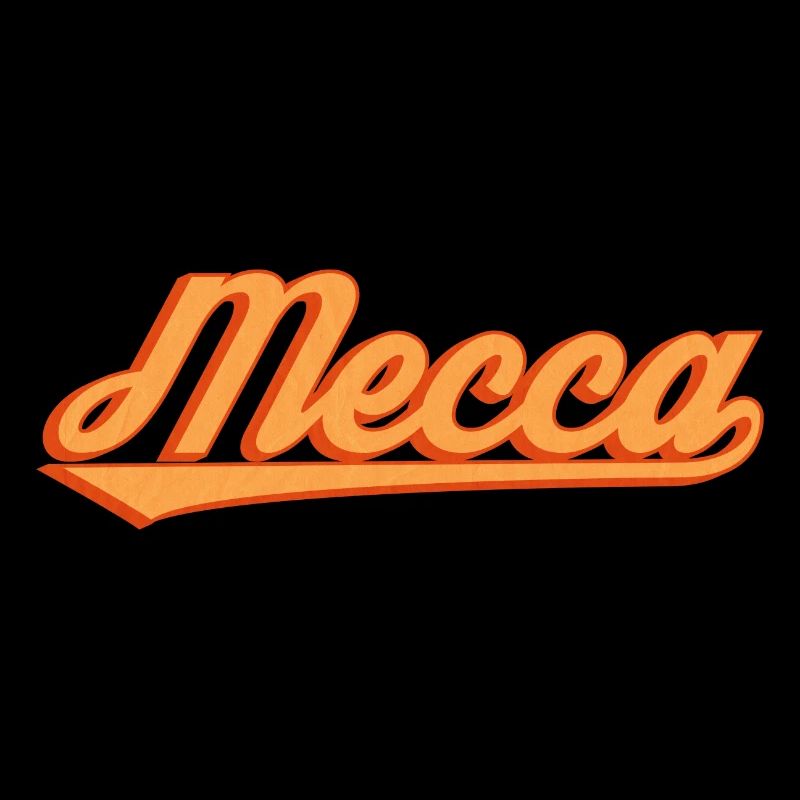 Mecca Retro Schriftzug