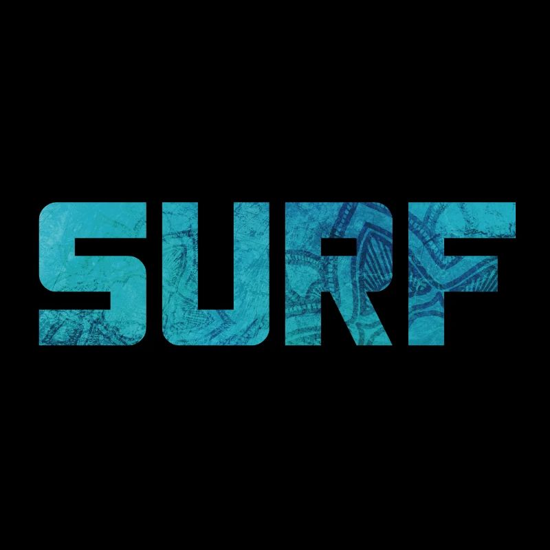 Surfing Surfer Vacation Hawaii Pattern Hobby Sea Fun