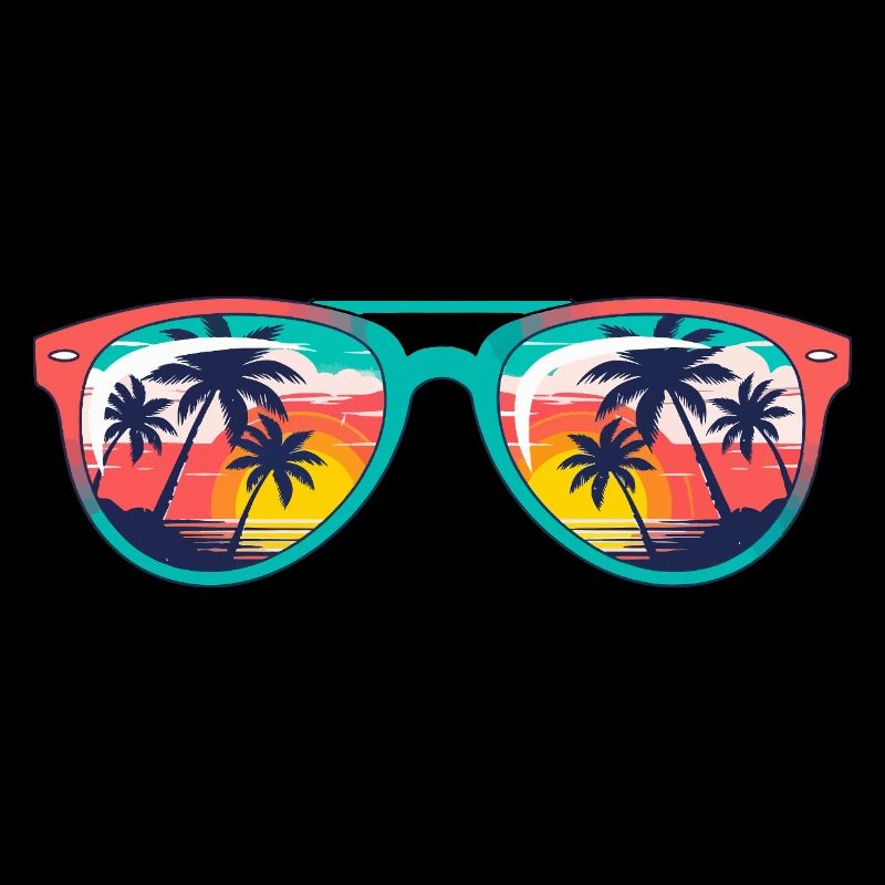 Lunettes de soleil Sunset Palms