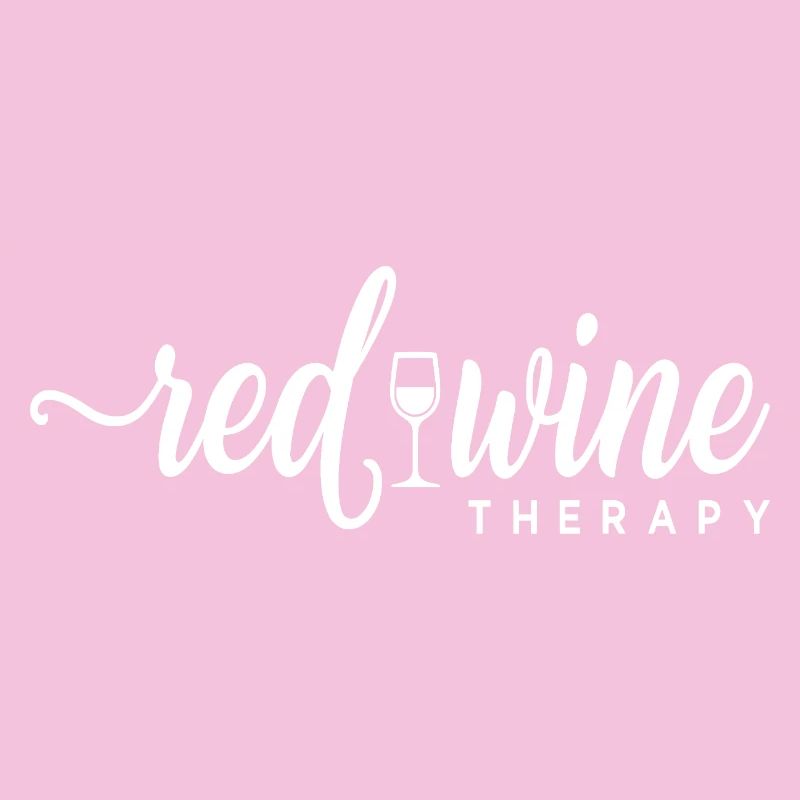 Red Wine Therapy Wine Saying Relaxation