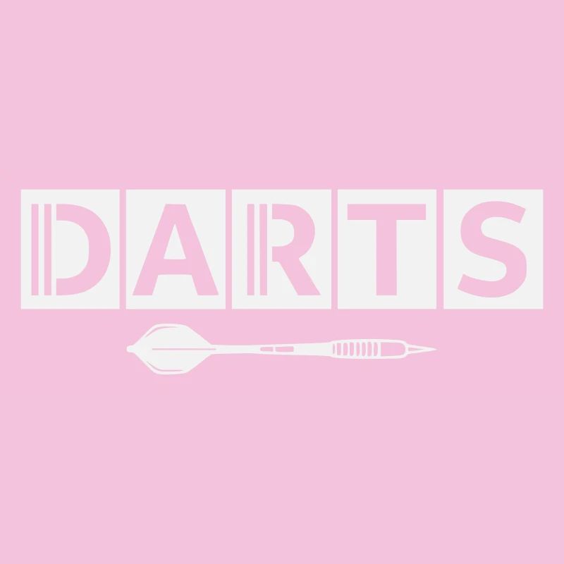 Darts Motiv mit Pfeil-Detail