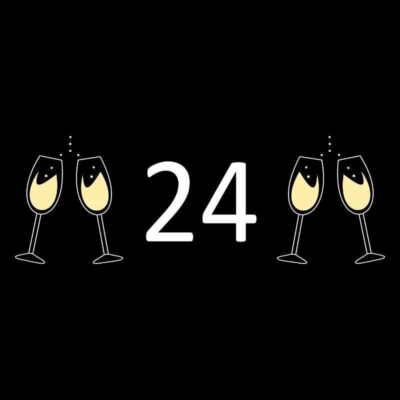 24e anniversaire 24 ans anniversaire 24 ans numéro 24