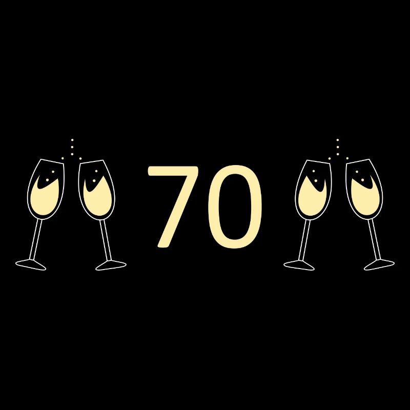 70e anniversaire 70e anniversaire 70 numéro 70 blanc