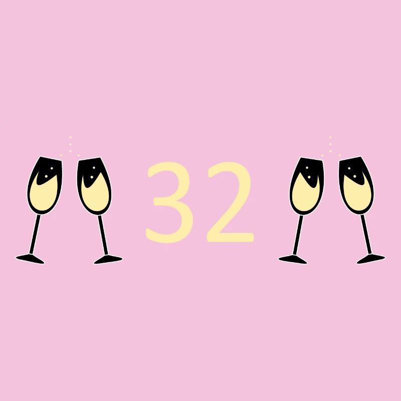 32e anniversaire 32 ans 32 ans numéro 32