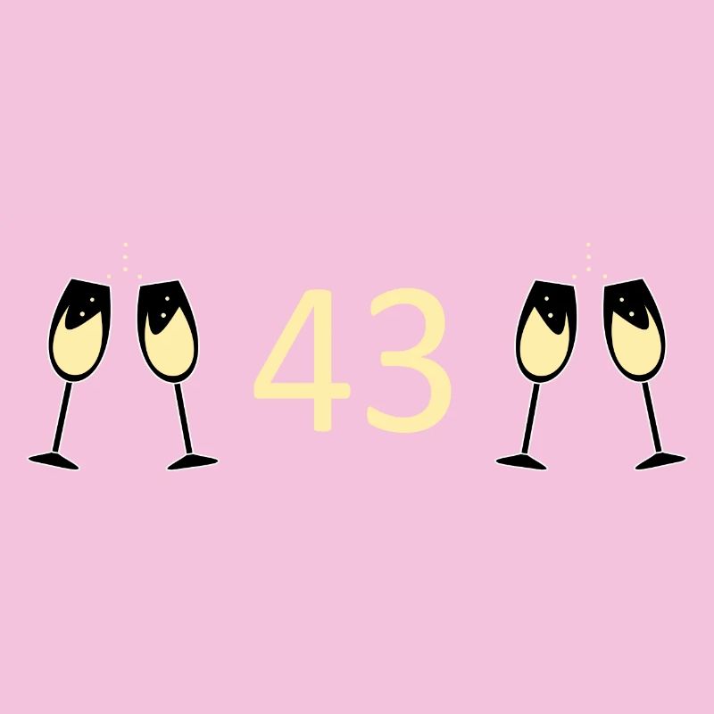 43e anniversaire 43 ans 43 ans numéro 43
