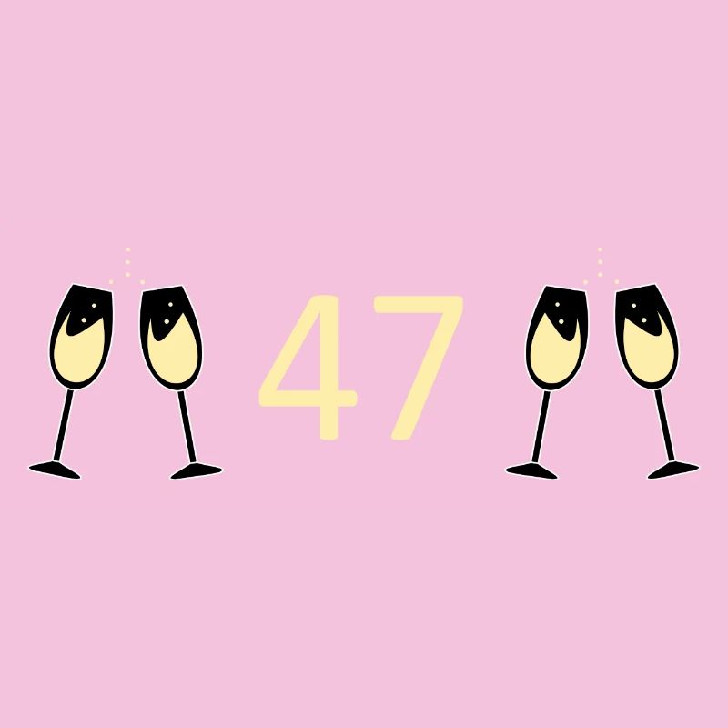 47e anniversaire 47 ans 47 ans numéro 47