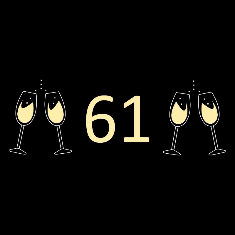 61e anniversaire 61 ans anniversaire 61 numéro