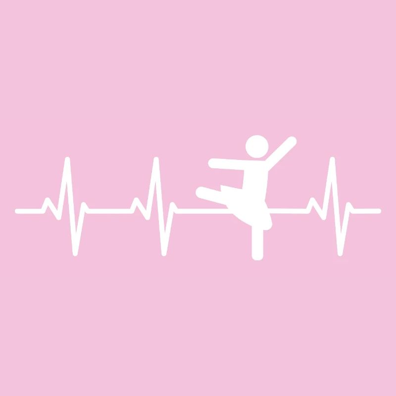 Cardiogramme de danseuse de ballet
