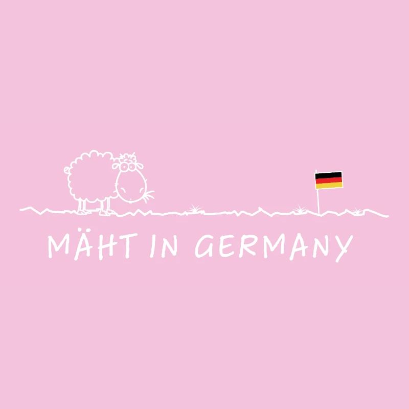 Mowing in Germany – Made in Germany Sheep Pun