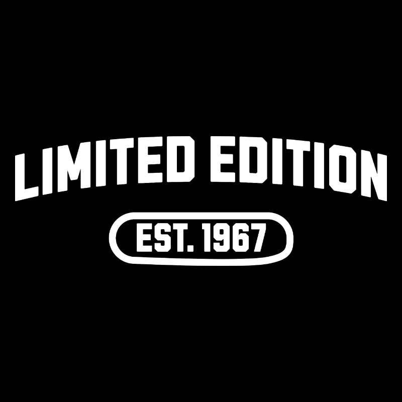 Limited Edition 1967 Geburtstag