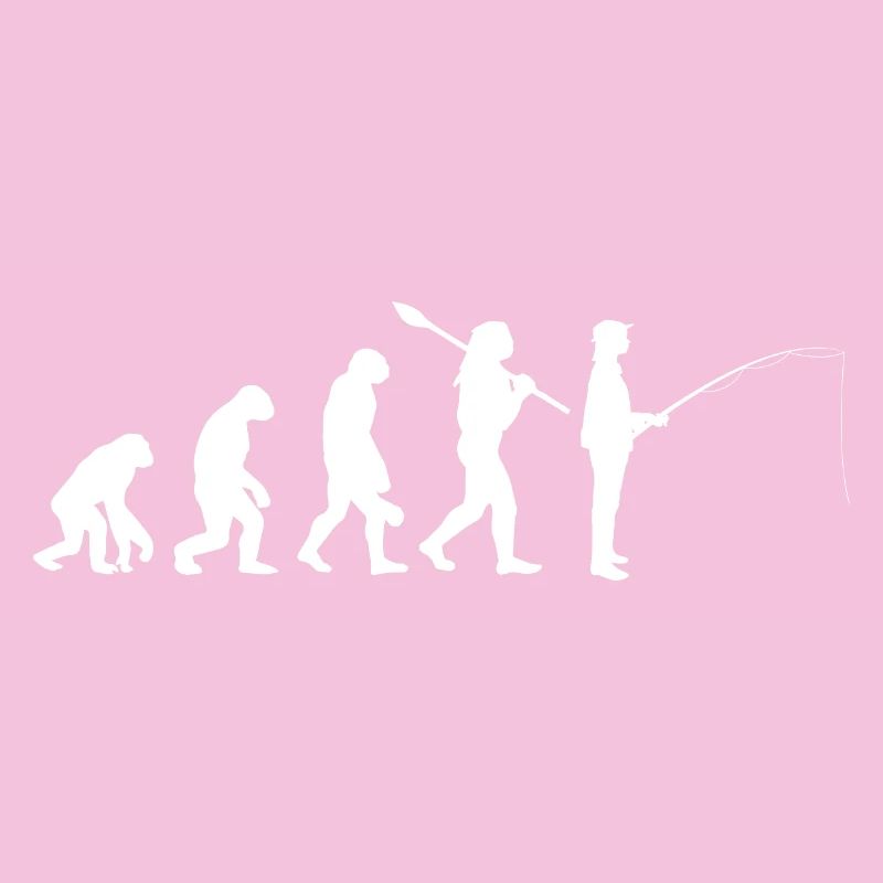 Entwicklung der Silhouette des Menschenfischens