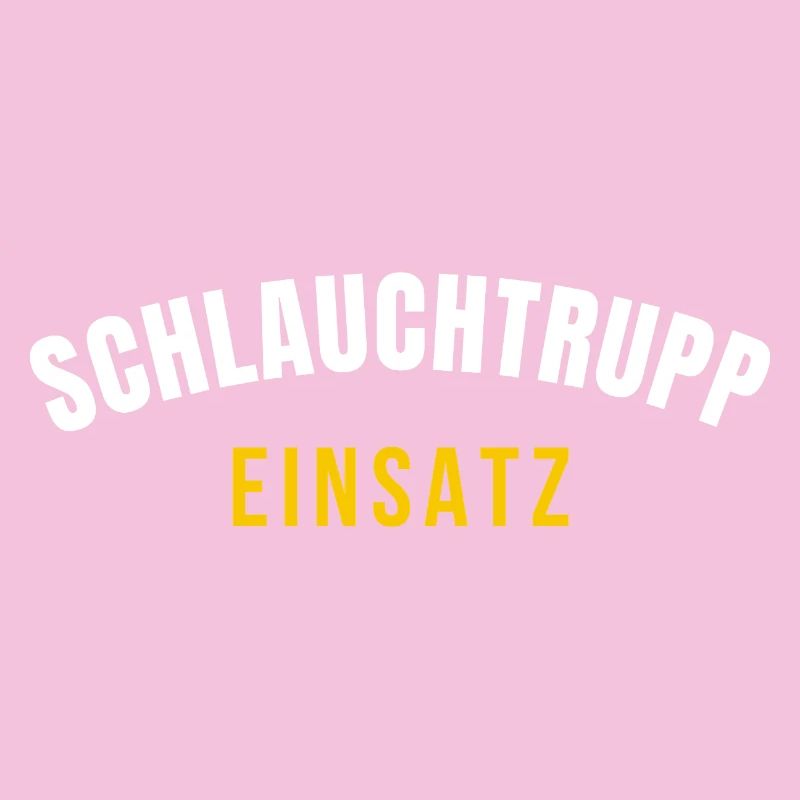 Schlauchtrupp Einsatz – Feuerwehr Crew T‑Shirt