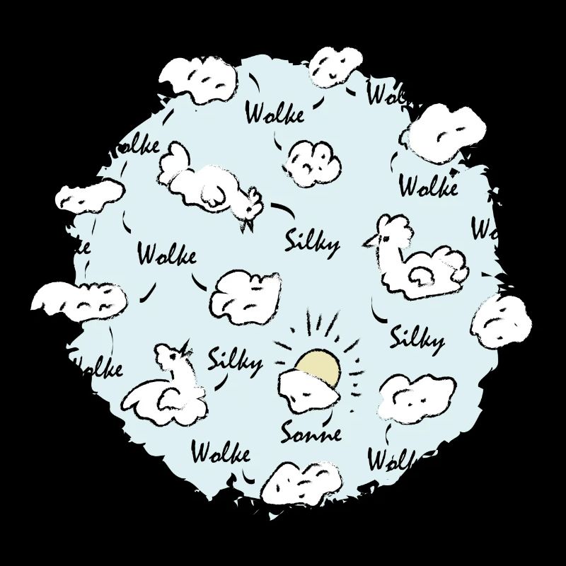 Nuage de soie