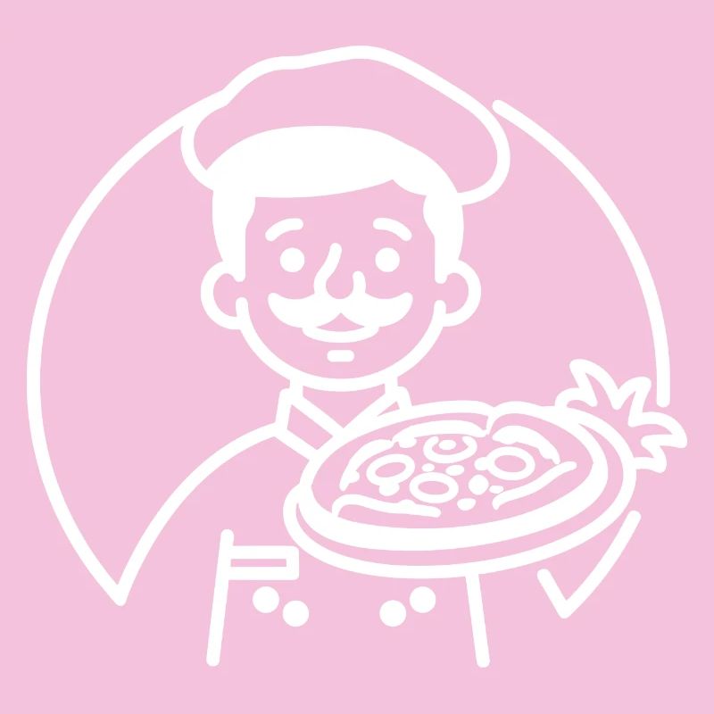 Pizza Maker Dessin au trait