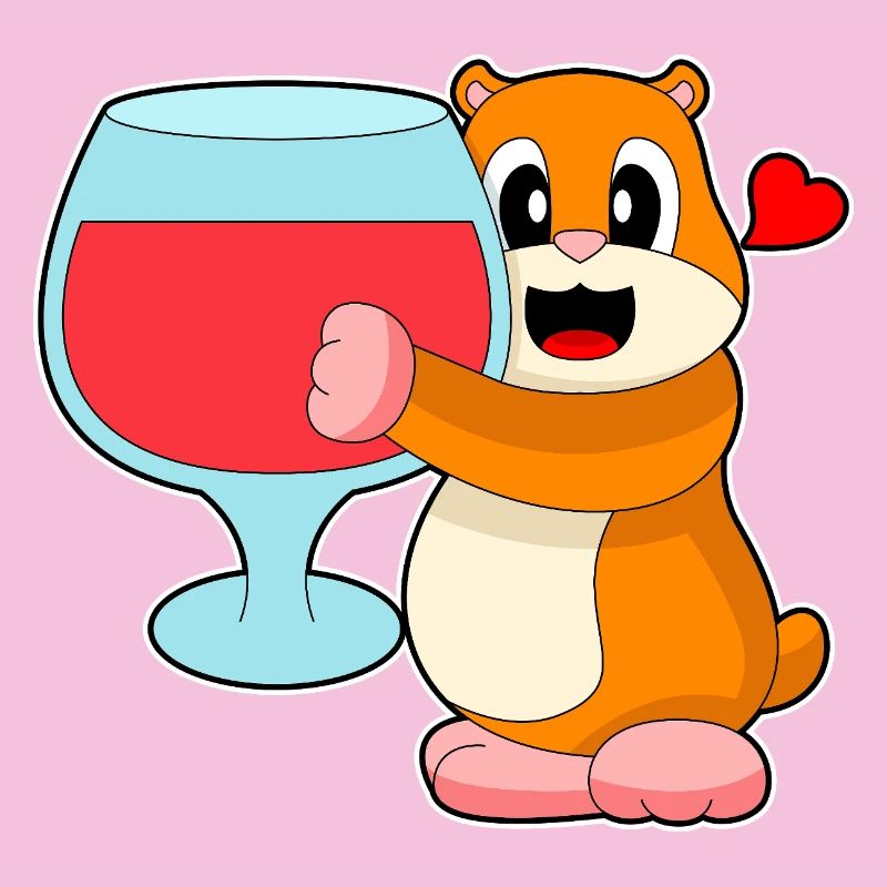Hamster Red Wine
