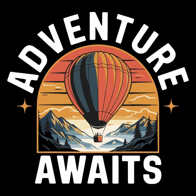 L’aventure vous attend Paysage de montgolfière