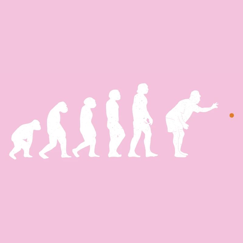 Pétanque évolution cadeau humour pour bouliste