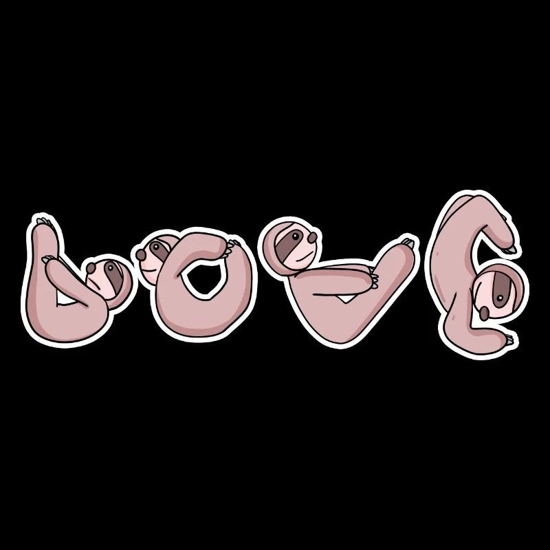 Faultier LOVE Yoga