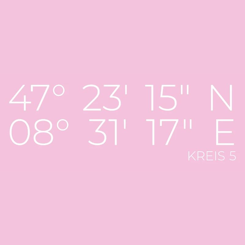 Coordinates District 5 Zurich