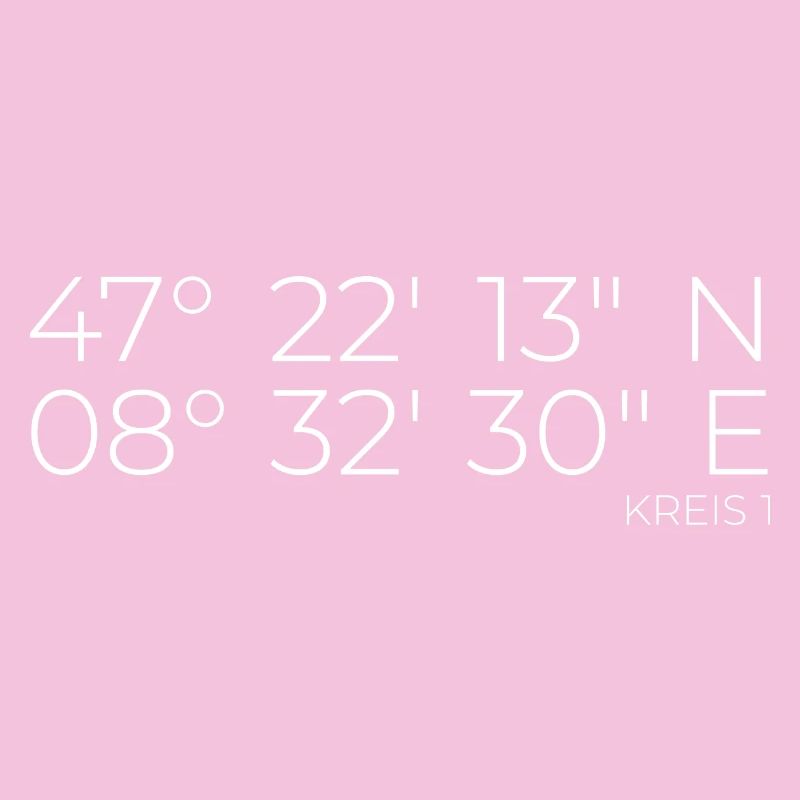 Coordinates District 1 Zurich