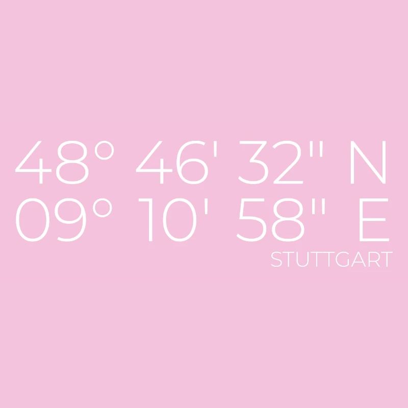 coordinates Stuttgart