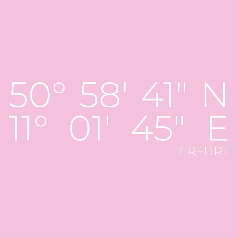 Coordinates Erfurt