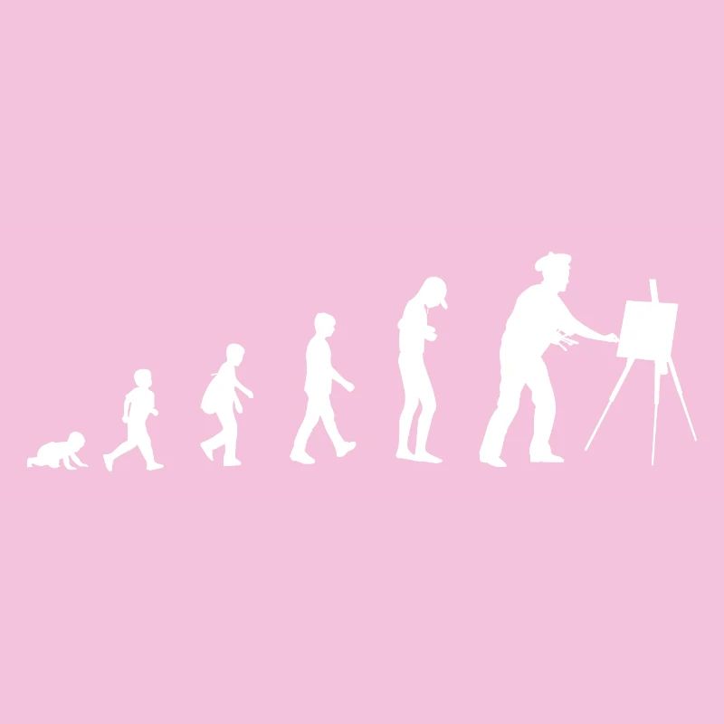 Development from baby to painter
