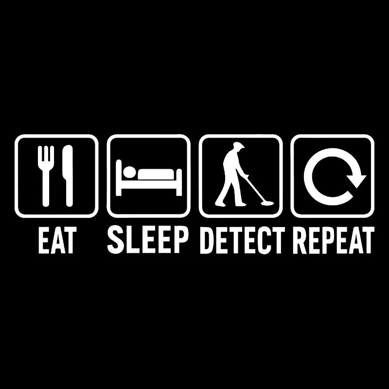 Mange, Détecte le sommeil, Répéte, Détecteur de métaux drôle