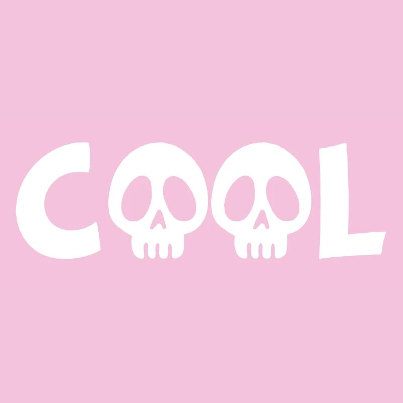 Crâne et cool (blanc)
