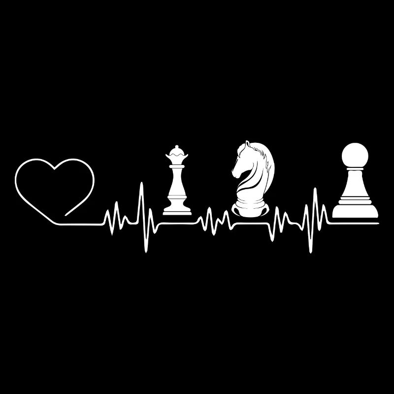 Battement de coeur jeux d'échecs