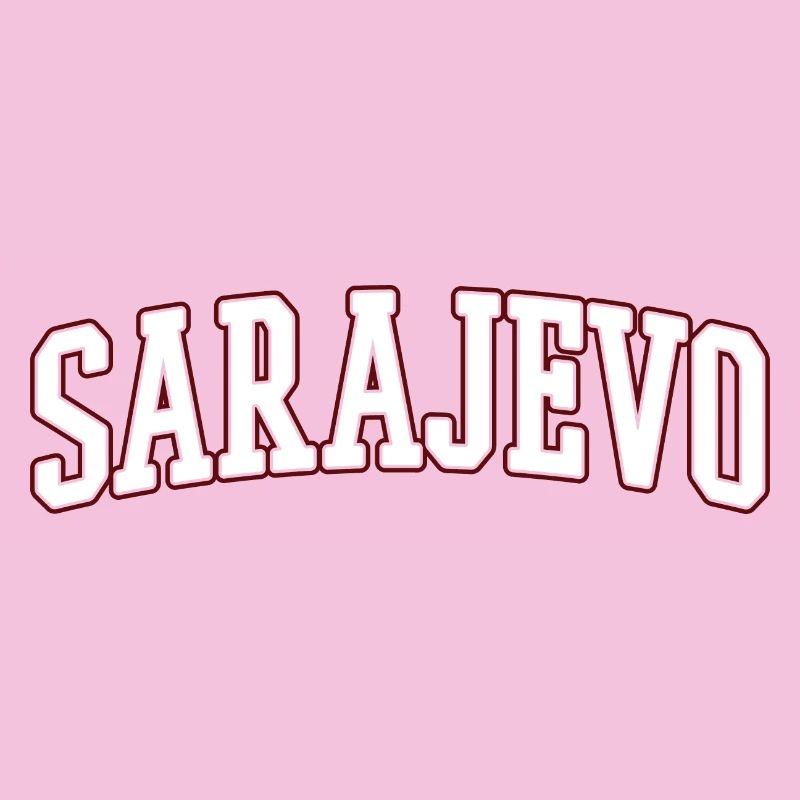 Sarajevo Bold Schriftzug