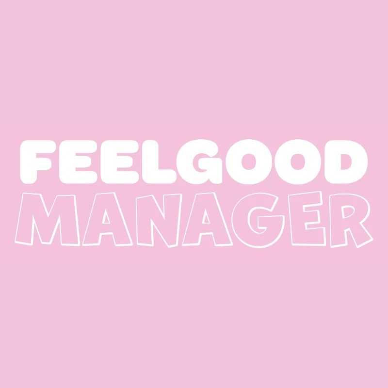 Feelgood Manager Design Tshirt white