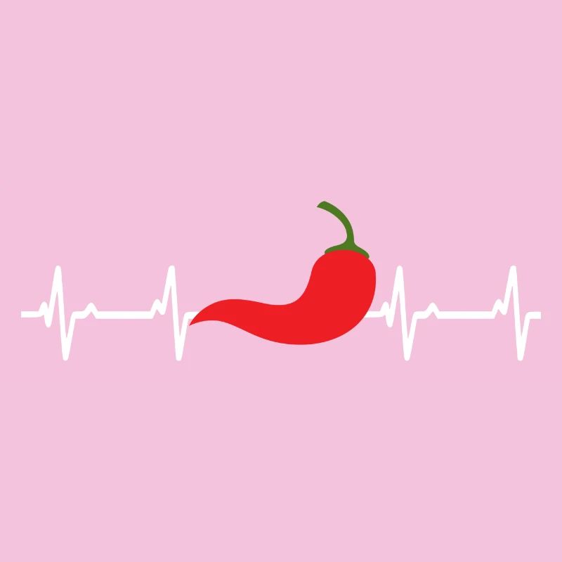 Pepperoni Heartbeat Chili ECG Cuisson