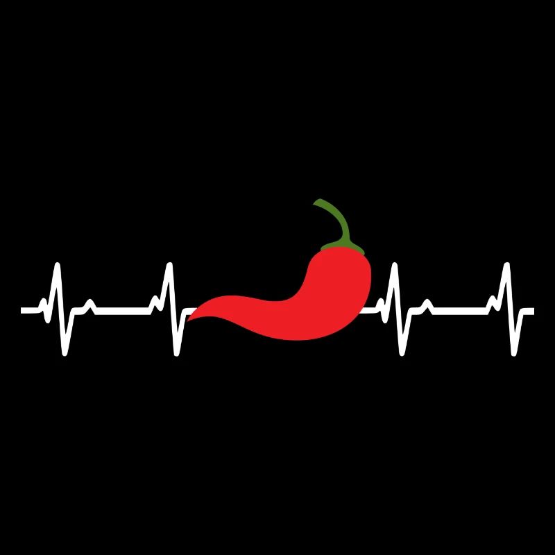 Pepperoni Heartbeat Chili ECG Cuisson