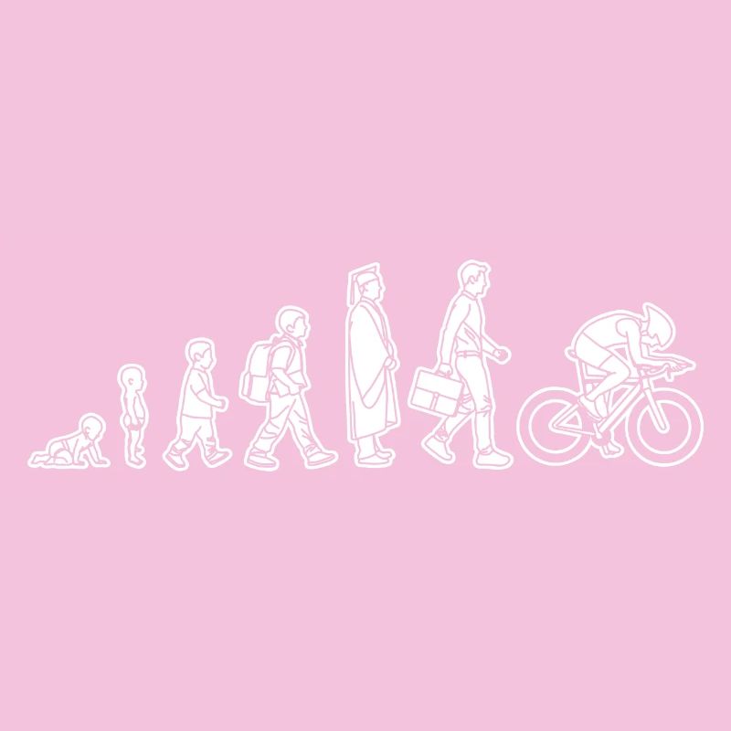 Evolution of a cyclist