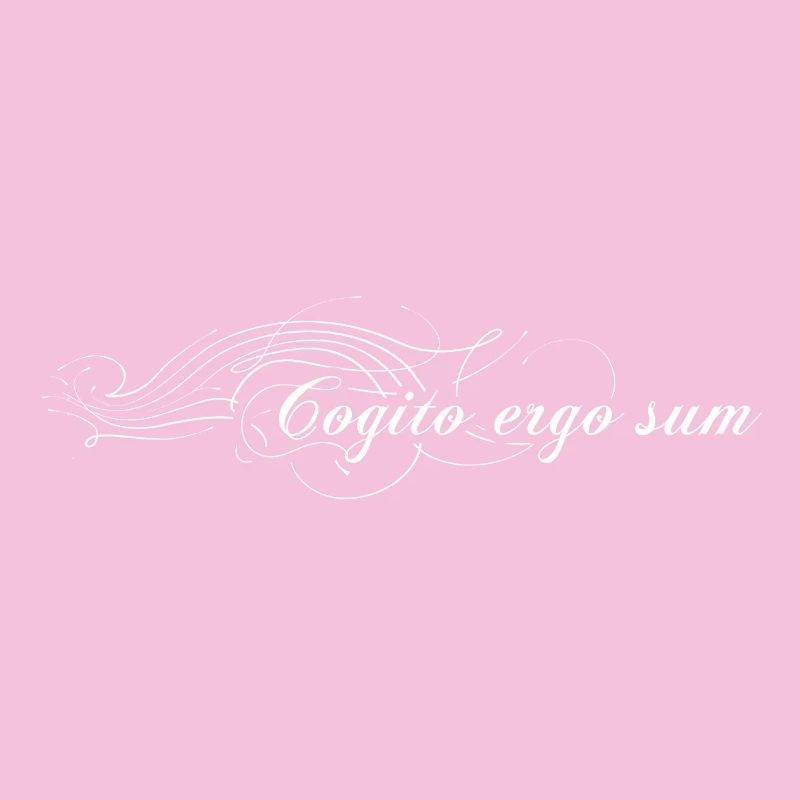 Cogito ergo sum - Ich denke also bin ich