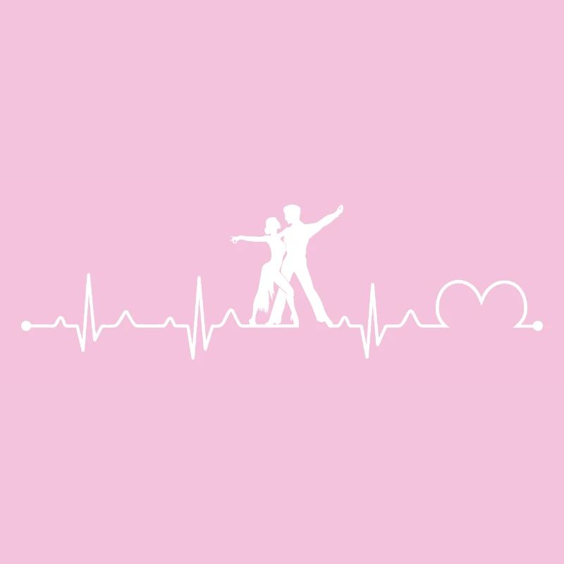 Danse brésilienne Lambada Heartbeat EKG