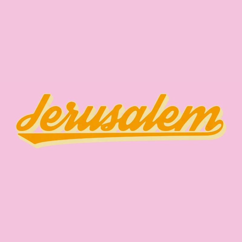 Jerusalem Retro Script