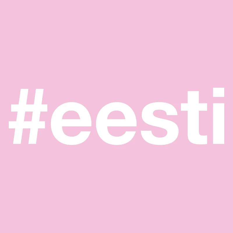 EESTI Estonie Hashtag