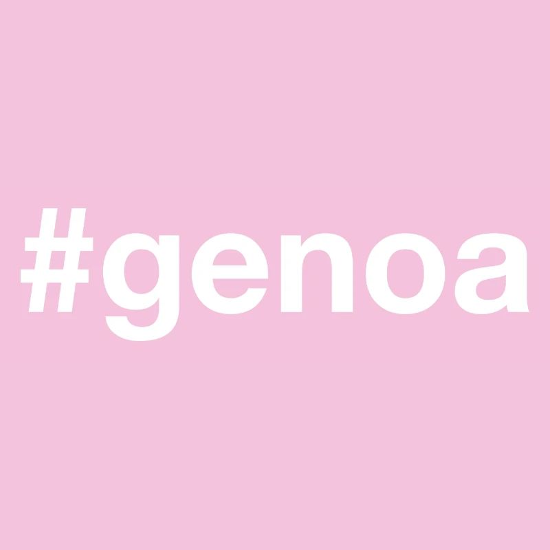 genoa white hashtag