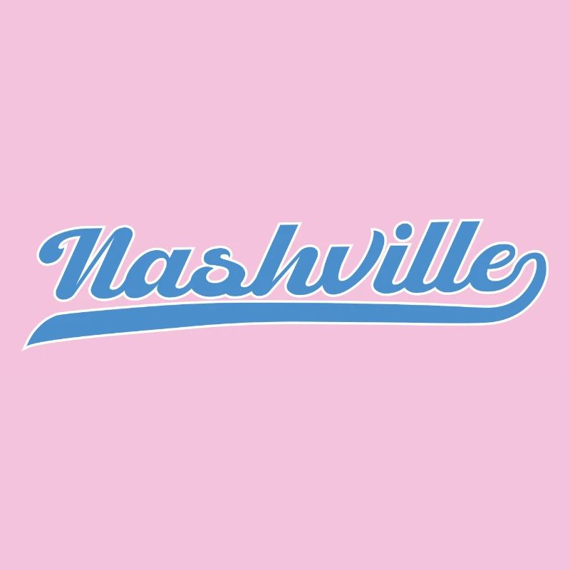 Nashville Script with Swing Line