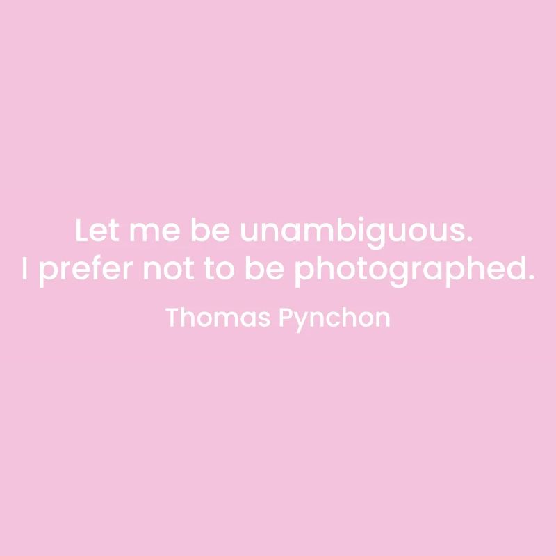 Thomas Pynchon quote